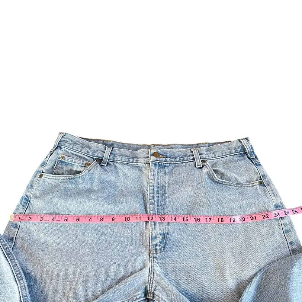 Carhartt Tapered Straight Traditional Fit Denim Jeans Light Wash Blue 40x29